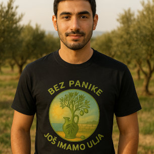 T-shirt Art de l'étiquette de l'huile d'olive vintage de C