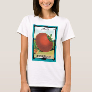 T-shirt Art de l'étiquette de paquet de graines vintage, T