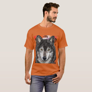 T-shirt Art de loup