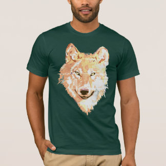 T-shirt Art de loup solitaire