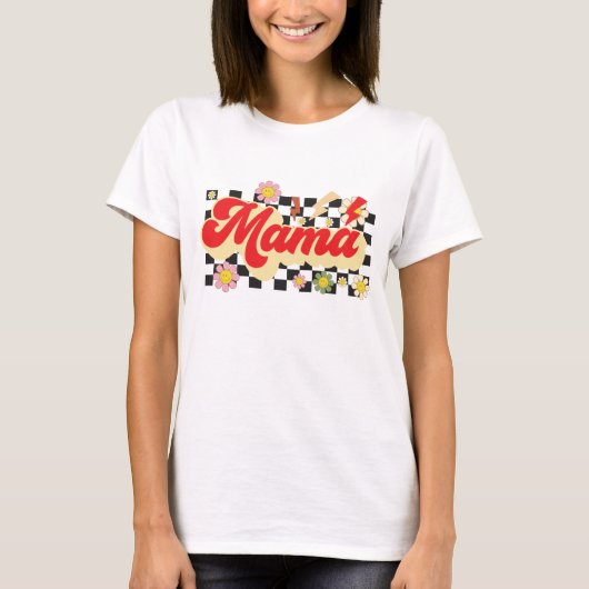 T-shirt Art de Mama rétro (Devant)