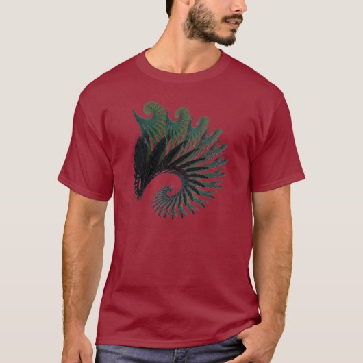 T-shirt Art de Mandelbrot (Devant)