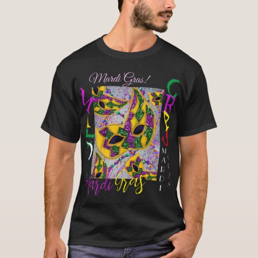 T-SHIRT ART DE MARDI GRAS (Devant)