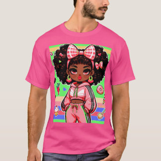 T-shirt Art De Minga Kawaii Girl Marina