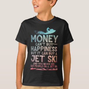 T-shirt Art de moto aquatique drôle pour hommes femmes enf