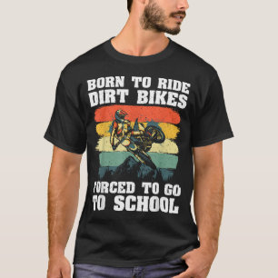 T-shirt Art de moto cross pour amateur de moto cross