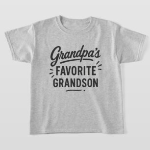T-shirt art de mots du petit-fils préféré de Grand-père Co