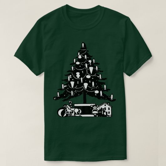 T-shirt Art de Noël (Design devant)