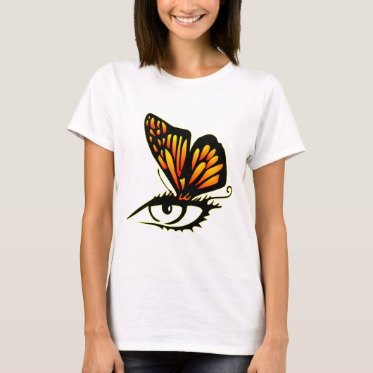 T-shirt Art de papillon (Devant)