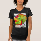 T-shirt Art de pavot macro pavot (Devant)