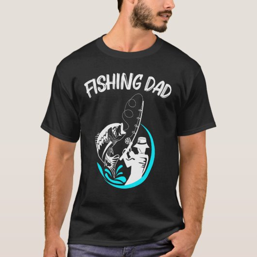 T-shirt Art De Pêche cool Pour Hommes Papa Pêcheurs Poisso (Devant)