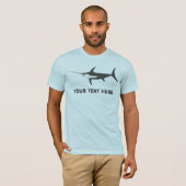 T-shirt Art de pêche d'espadons (Devant entier)