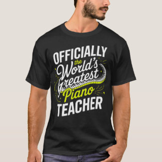 T-shirt Art de piano pour pianiste professeur de piano pia