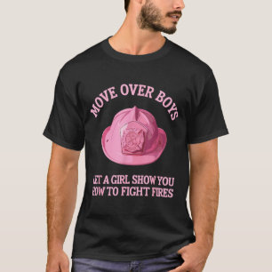 T-shirt Art de pompier drôle pour femmes filles femme pomp