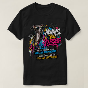 T-shirt Art de rue graffité Cool Greyhound Italien Street