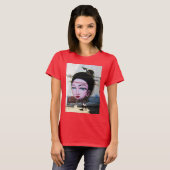 T-shirt Art de rue Lady Lao Graffiti (Devant entier)