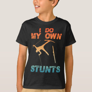 T-shirt Art de ski de montagne nordique drôle pour hommes