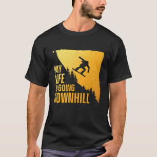 T-shirt Art de snowboard cool pour hommes femmes snowboard
