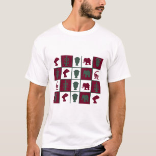 T-shirt Art de symbole et de motifs africains modernes