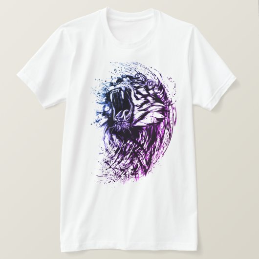 T-shirt Art de tigre (Design devant)