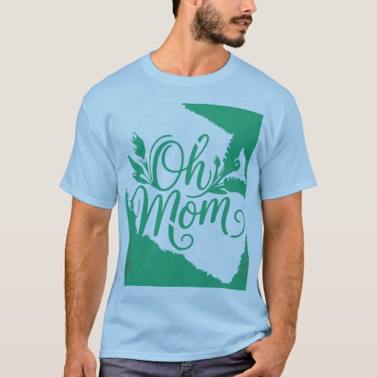 T-shirt Art de typographie décorative florale (Devant)