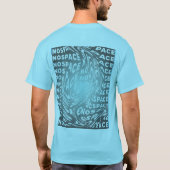 T-shirt Art de typographie sans espace (Dos)