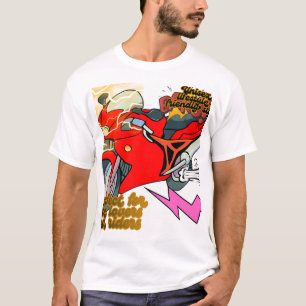 T-shirt Art de vélo de course Vitesse