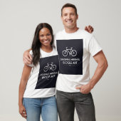 T-shirt Art de vélo minimaliste (Unisexe)