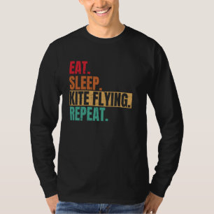 T-shirt Art de vol de cerf-volant rétro pour hommes femmes