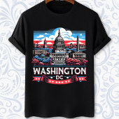 T-shirt Art de Washington DC Skyline