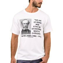 Art de William James d'être sage quoi donner sur