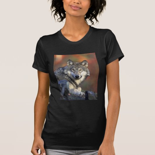 T-shirt Art de Wolf Lovers (Devant)