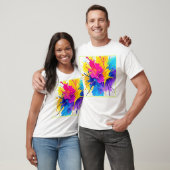 T-shirt Art d'éclaboussure couleur émotionnelle (Unisexe)