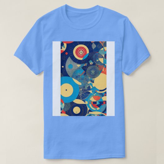 T-shirt Art Déco et BauhausArt moderne du Cercle inspiré (Design devant)