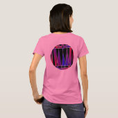 T-shirt Art déco "fracturé" par Kenneth Yoncich (Dos entier)