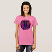 T-shirt Art déco "fracturé" par Kenneth Yoncich (Devant entier)