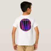 T-shirt Art déco "fracturé" par Kenneth Yoncich (Dos entier)