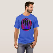T-shirt Art déco "fracturé" par Kenneth Yoncich (Devant entier)