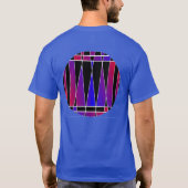 T-shirt Art déco "fracturé" par Kenneth Yoncich (Dos)