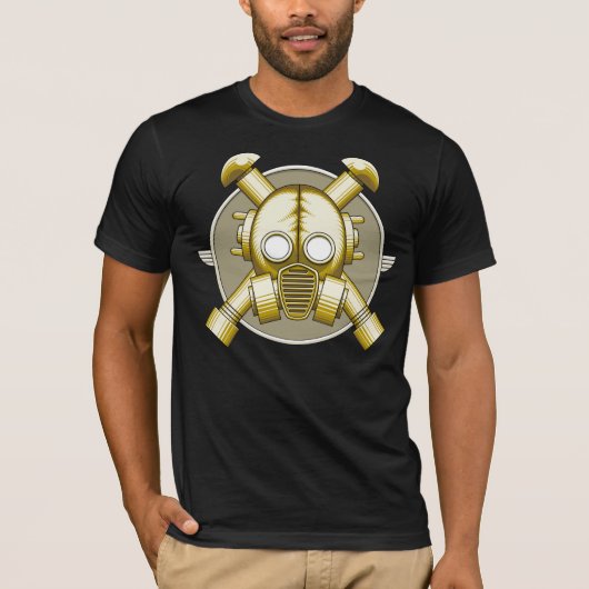 T-shirt Art déco Gasmask (Devant)
