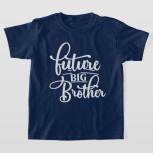 T-shirt Art des mots Cool futur grand frère 