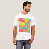 T-shirt Art des notes collantes (Devant entier)