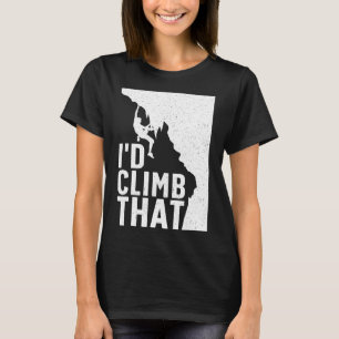T-shirt Art d'escalade de roche drôle pour hommes femmes A