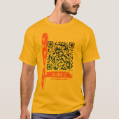 T-shirt Art Design unique QR Code Scan Pour Visiter Insta (Devant)
