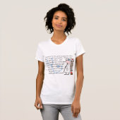 T-shirt Art d'histoire "d'infirmière retraitée"--Articles (Devant entier)