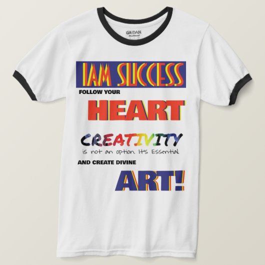 T-SHIRT ART DIVIN (Design devant)