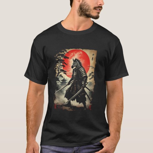 T-shirt Art dramatique, Samouraï (Devant)