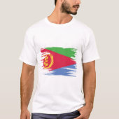 T-shirt Art Drapeau Erythrée (Devant)