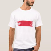 T-shirt Art Drapeau Monaco (Devant)