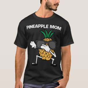 T-shirt Art Drôle Ananas Pour Maman Mère Fruit Été Lo